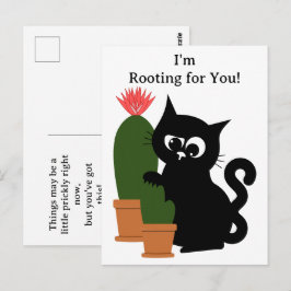 Postal Cactus Divertido Inspirador Personalizado