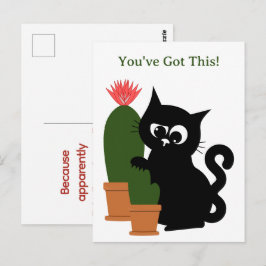 Postal Cactus Divertido Personalizado