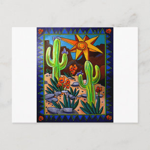 Postal Cactus en el sudoeste