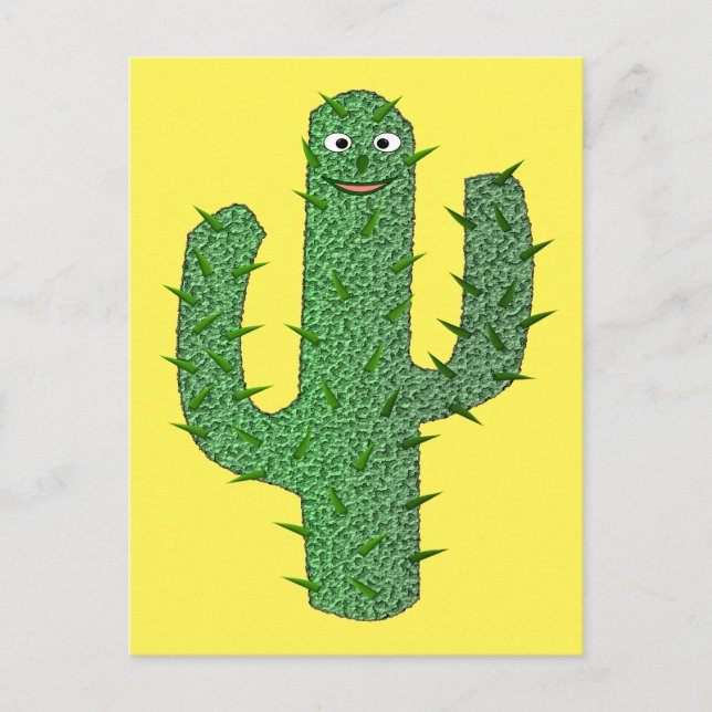 Postal Cactus Happy Day of the Dead (Anverso)