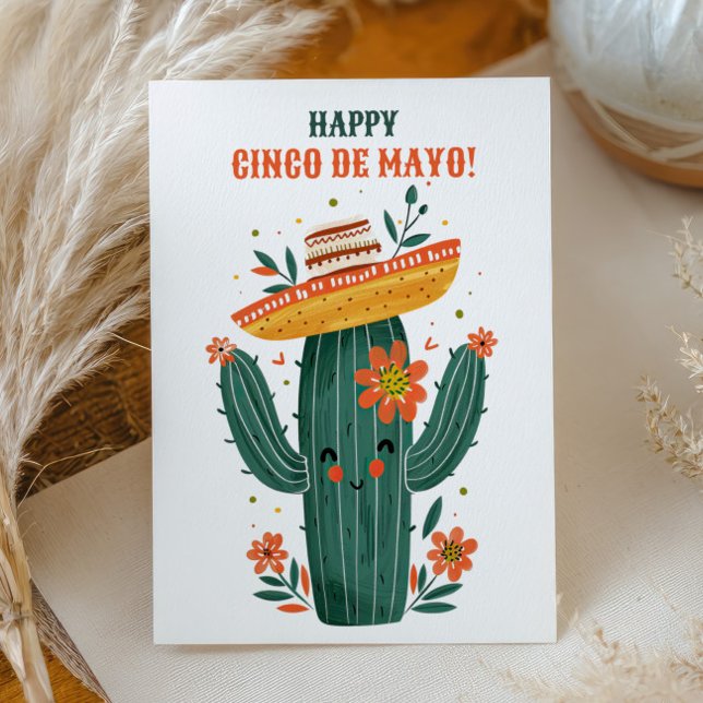 Postal Cactus mexicanos felices cinco de mayo (Subido por el creador)