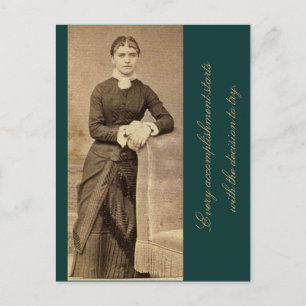 Postal Cada logro comienza con la decisión