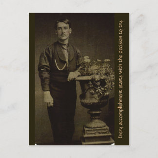 Postal Cada Logro Comienza con la Decisión...