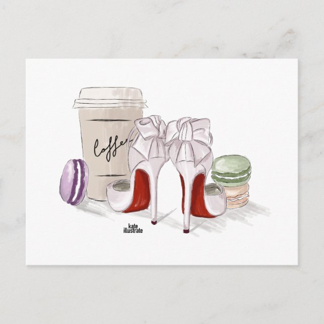 Postal Cada mañana glamurosa (Anverso)