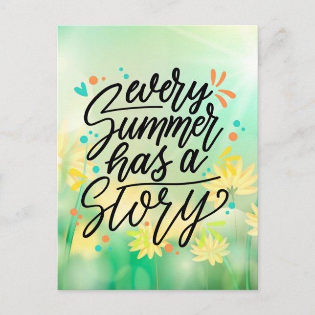 Postal Cada Verano Tiene Una Historia -23431 (Anverso)