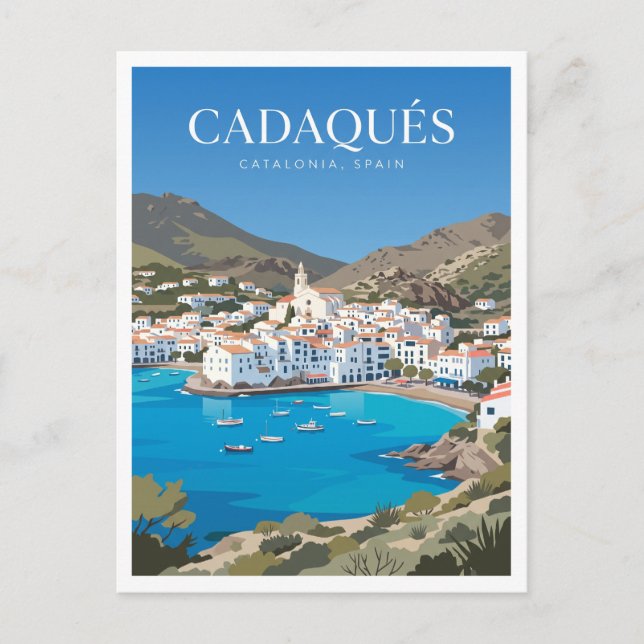 Postal Cadaqués España (Anverso)