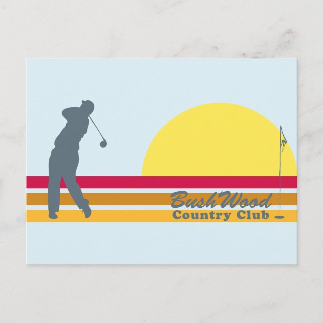 Postal Caddyshack | Amanecer del Bushwood Country Club (Anverso)