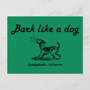 Postal Caddyshack   Barca Como Perro!
