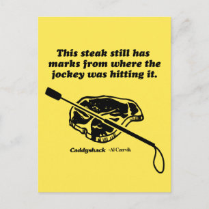 Postal Caddyshack Este Carne Todavía Tiene Marcas