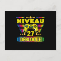 Cadeau 27 años Gamer Niveau 27