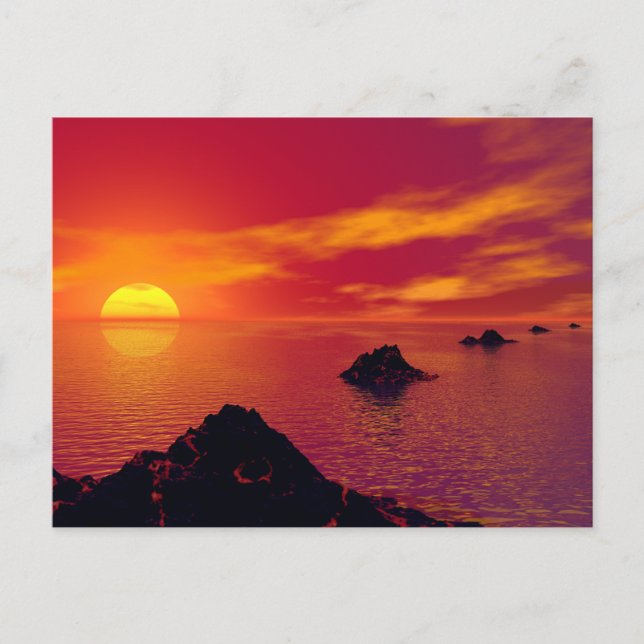 Postal Cadena volcánica (Anverso)