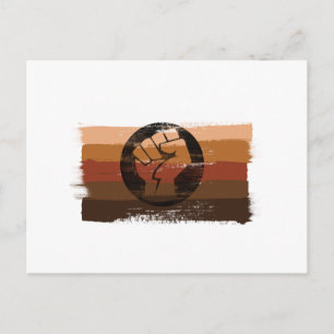 Postal CADENAS PINTADAS BIPOC y PESO