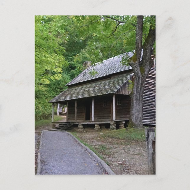 Postal Cades Cove Cabina (Anverso)