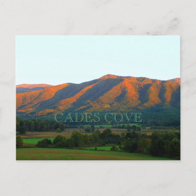 Postal Cades Cove Overview (Anverso)