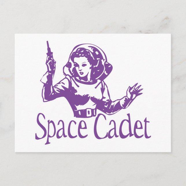 Postal Cadet espacial Purple (Anverso)
