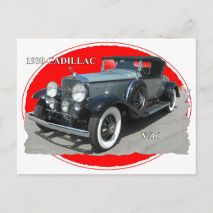 POSTAL CADILLAC 1930 V/16