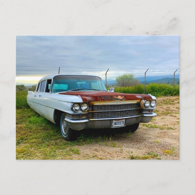 Postal Cadillac antiguo (Anverso)