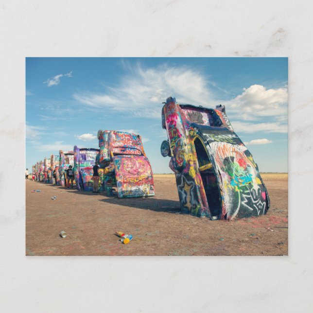 Postal Cadillac Ranch (Anverso)