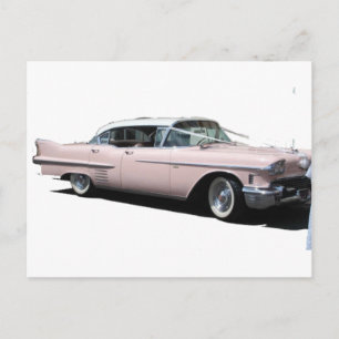 Postal Cadillac rosado