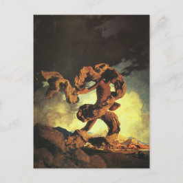 Postal Cadmus sembrando los dientes del dragón, Maxfield