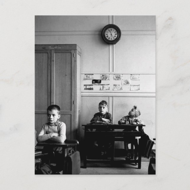 Postal Cadran Scolaire 1956 - Robert Doisneau (Anverso)