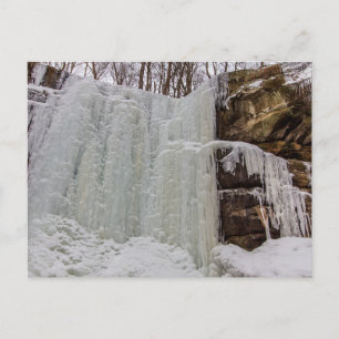 Postal Cae de Dundee inferior congelado en invierno, Dund