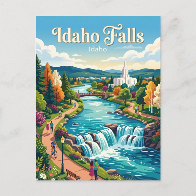 Postal Cae Idaho Idaho (Anverso)