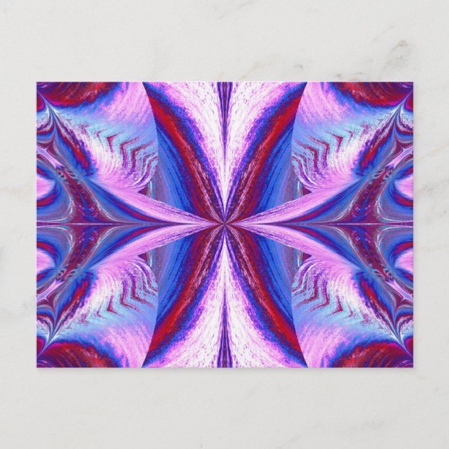 Postal Cae la mariposa (Anverso)