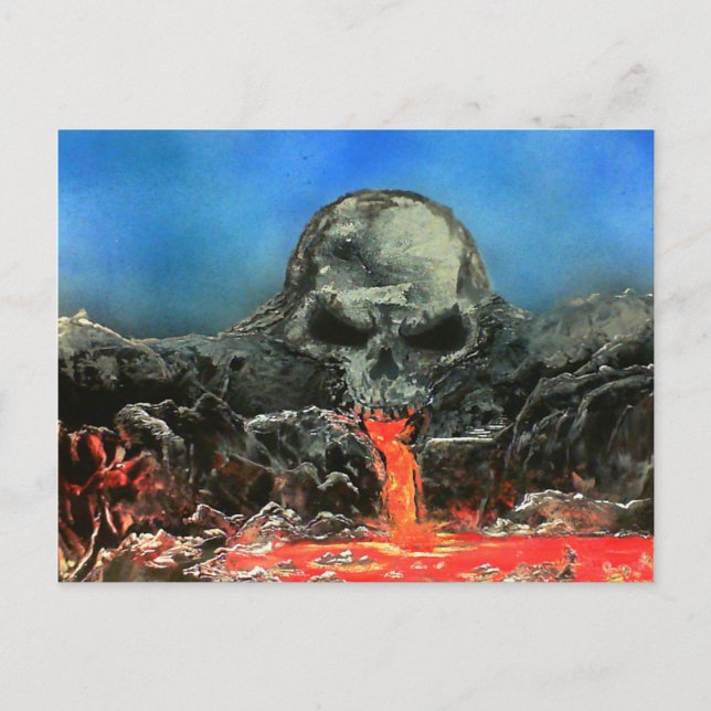 Postal Cae la sangre (Anverso)