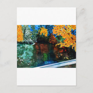 Postal Cae Linville en los colores del otoño