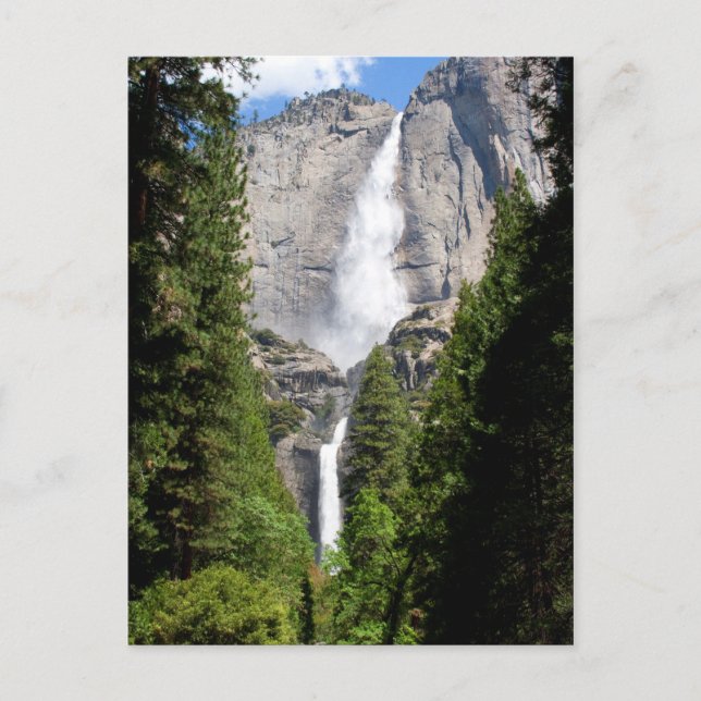 Postal Cae Yosemite en mayo (Anverso)