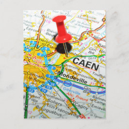 Postal Caen, Francia