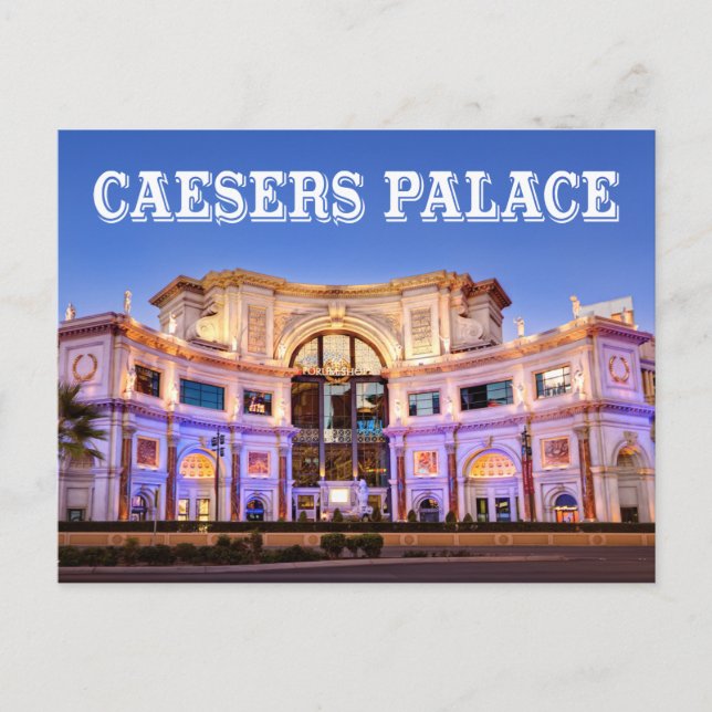 Postal Caesars Palace Casino Las Vegas (Nevada) (Anverso)