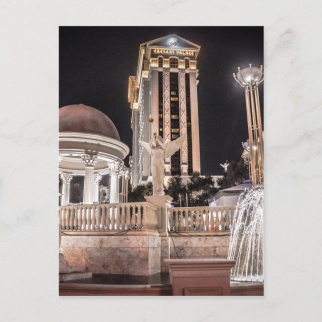 Postal Caesar's Palace Las Vegas Nevada Hotel City (Anverso)