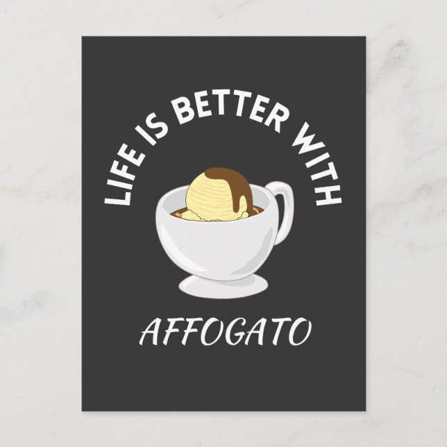 Postal Café Affogato (Anverso)