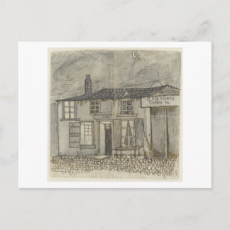 Postal Café Au Charbonnage, Vincent van Gogh