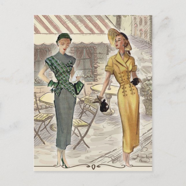 Postal Café callejero (Anverso)