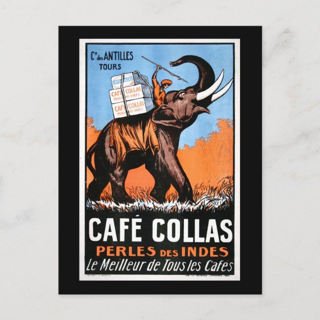 Postal Cafe' Collas (Anverso)