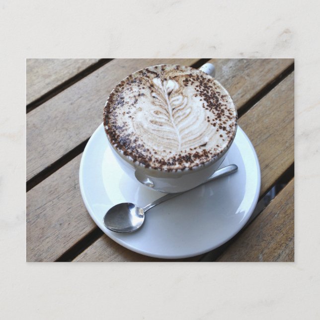 Postal Café con crema (Anverso)