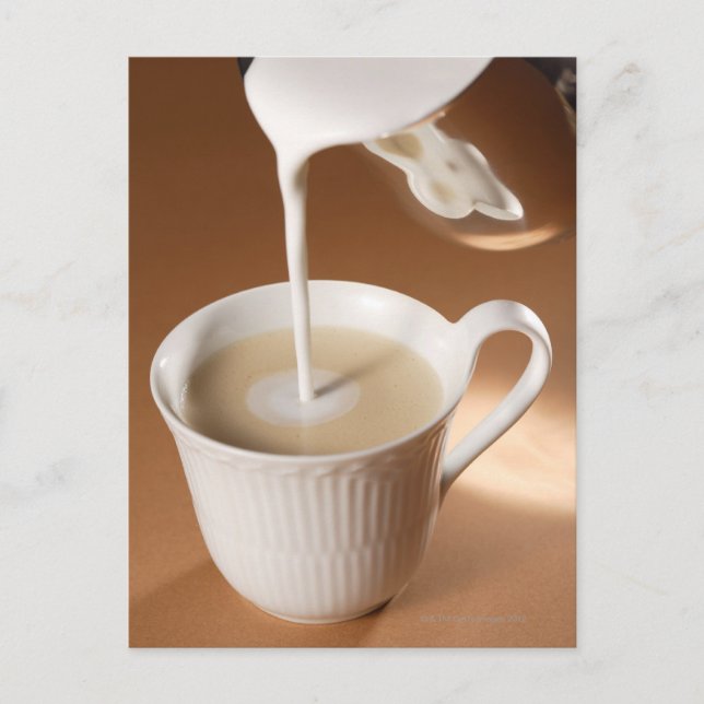 Postal Café con leche vertida (Anverso)