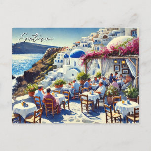Postal Cafe de Santorini