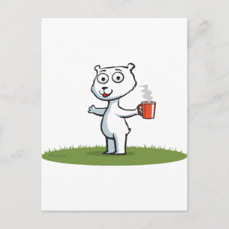 Postal Café del oso polar
