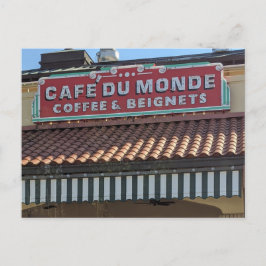Postal Cafe Du Monde Beignet Postcard