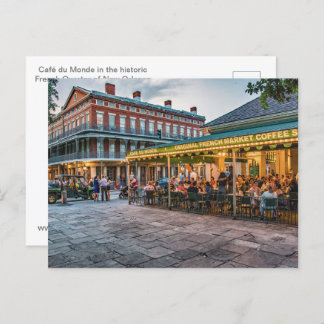 Postal Café du Monde Postcard