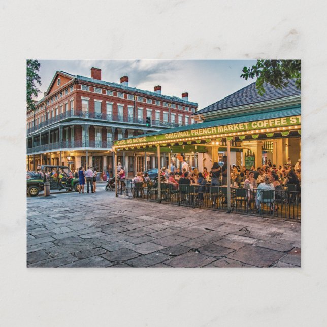 Postal Café du Monde Postcard (Anverso)