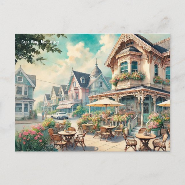 Postal Cafe en Cape May New Jersey (Anverso)