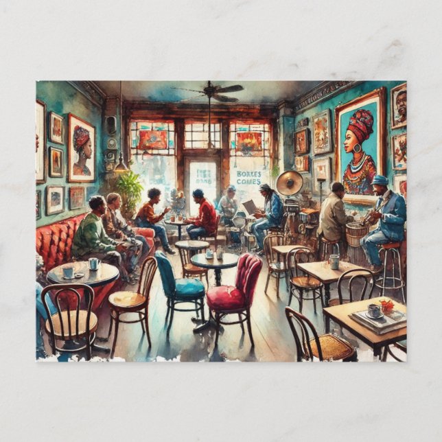 Postal Cafe en Chicago Bronzeville (Anverso)