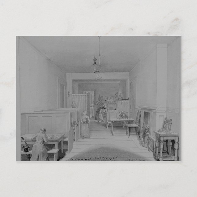 Postal Café en Cleveland Street (Anverso)