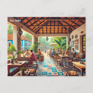 Postal Cafe en Goa India