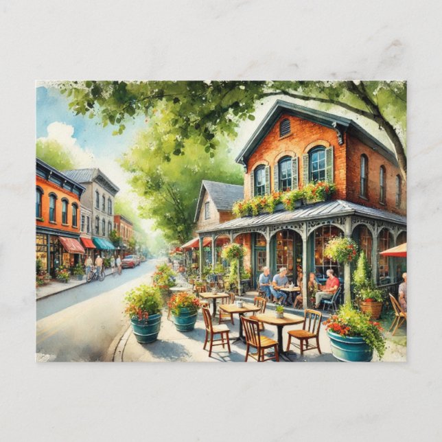 Postal Café en Nashville Indiana (Anverso)